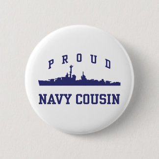 Navy Cousin 6 Cm Round Badge