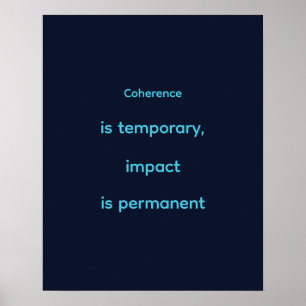 Navy Cyan Quantum Engineer Motivation Poster