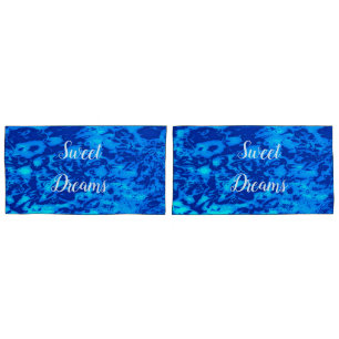 Navy Deep Customise Fresh Ocean Water Pillowcase