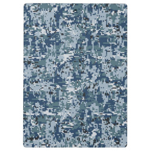 Navy  Digital Camo Camouflage Decor Clipboard