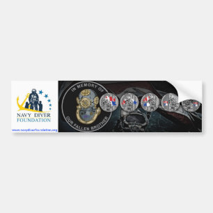 Navy Diver Foundation Bumper Sticker