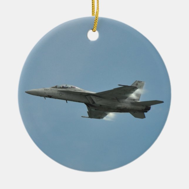 Navy FA-18 Super Hornet Ornament (Front)