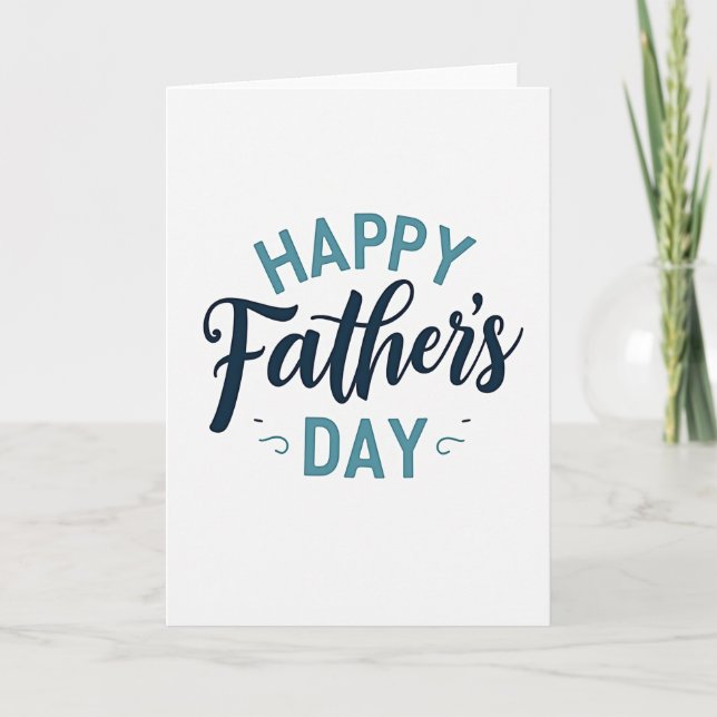 Navy Fathers Bespoke Card (Front)