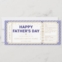 Navy Father's Day Concert Ticket Gift Voucher