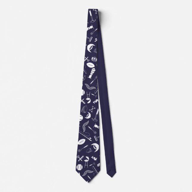 Navy Father's Day Tie (Front)