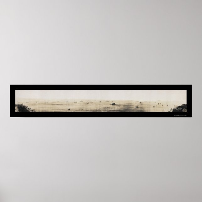 Navy Fleet Panama Bay Photo Poster (Front)