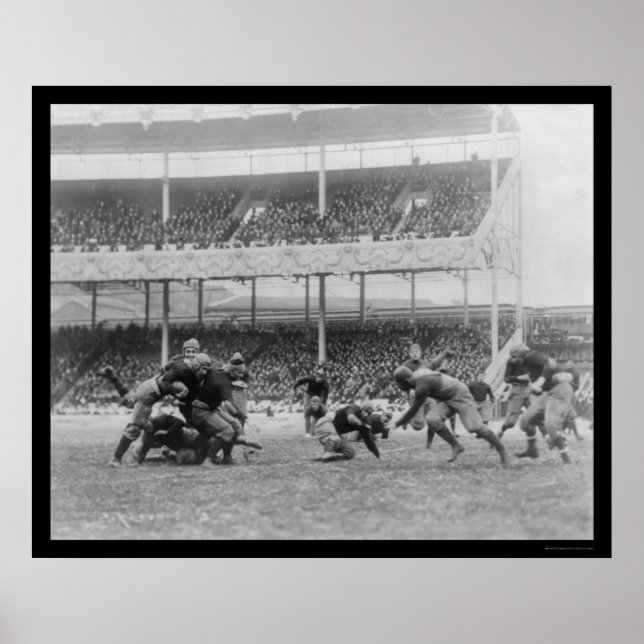 Navy Football at the Polo Grounds, NY 1916 Poster (Front)
