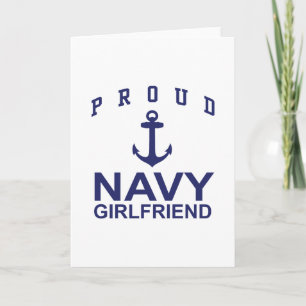 Navy Girlfriend Card