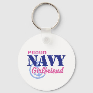 Navy Girlfriend Key Ring