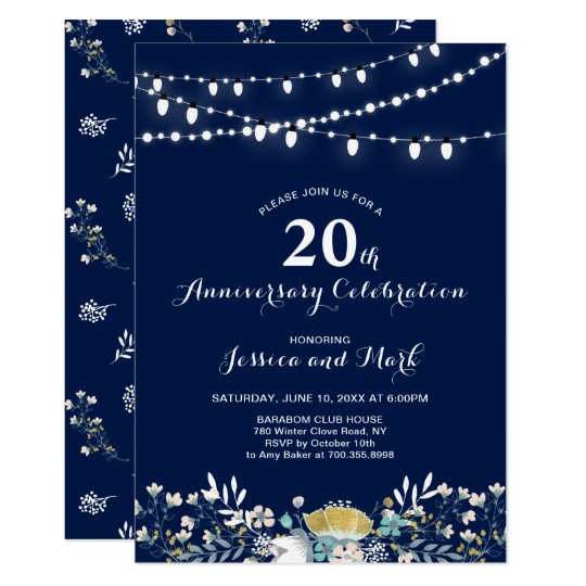  Anniversary  Invitations  Announcements  Zazzle co uk