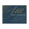 Navy & Gold Confetti Script Surprise Party