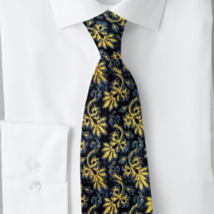 Navy Gold Mediterranea Renaissance  Tie