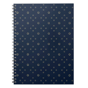 Navy   Golden Zinnia Sun Notebook