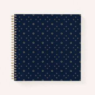 Navy   Golden Zinnia Sun Notebook