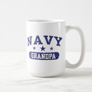 Navy Grandpa Coffee Mug