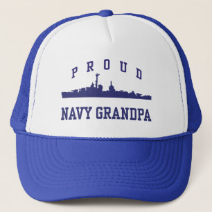 Navy Grandpa Trucker Hat