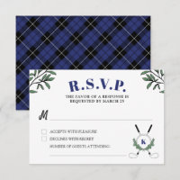 Navy Greenery Golf Themed Retirement Party