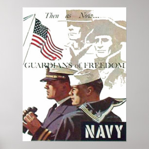 Navy Guardians of Freedom Poster