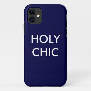 Navy Holy Chic iPhone 5 Case-Mate Barely There iPhone 11 Case