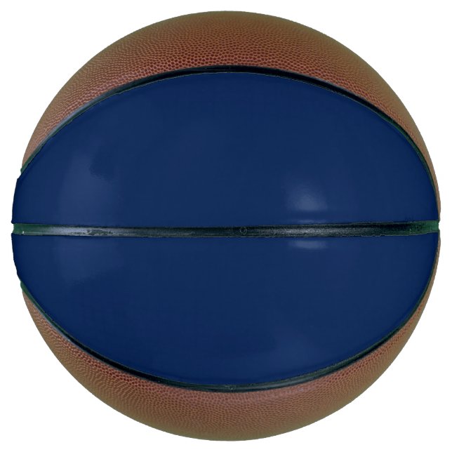 Navy Indigo Solid Colour | Classic and Elegant Basketball (Front)