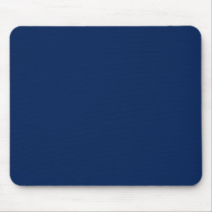 Navy Indigo Solid Colour   Classic and Elegant Mouse Mat