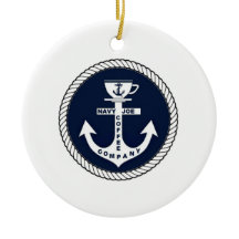 Navy Joe Coffee Company Christmas Ornament