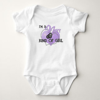 Navy Kind of Girl Baby Bodysuit