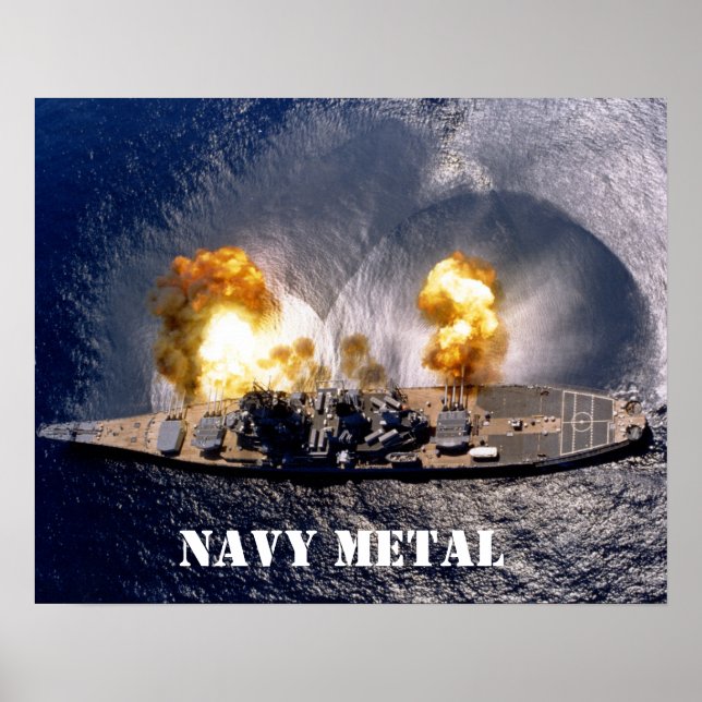 navy metal poster (Front)