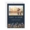Navy Modern Photo Boho Save The Date