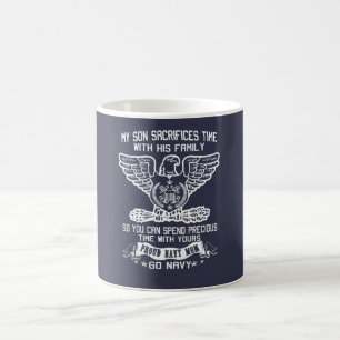 NAVY MOM COFFEE MUG