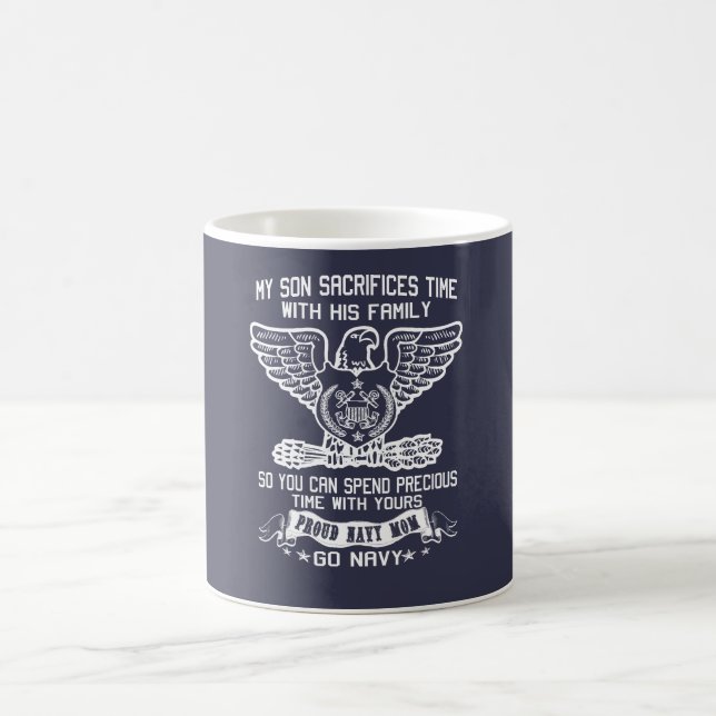 NAVY MOM COFFEE MUG (Center)