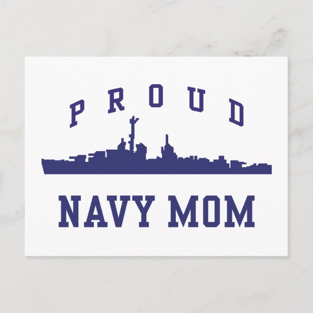 Navy Mom Postcard (Front)