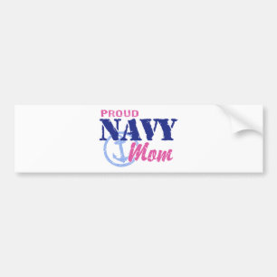 Navy Mum Bumper Sticker