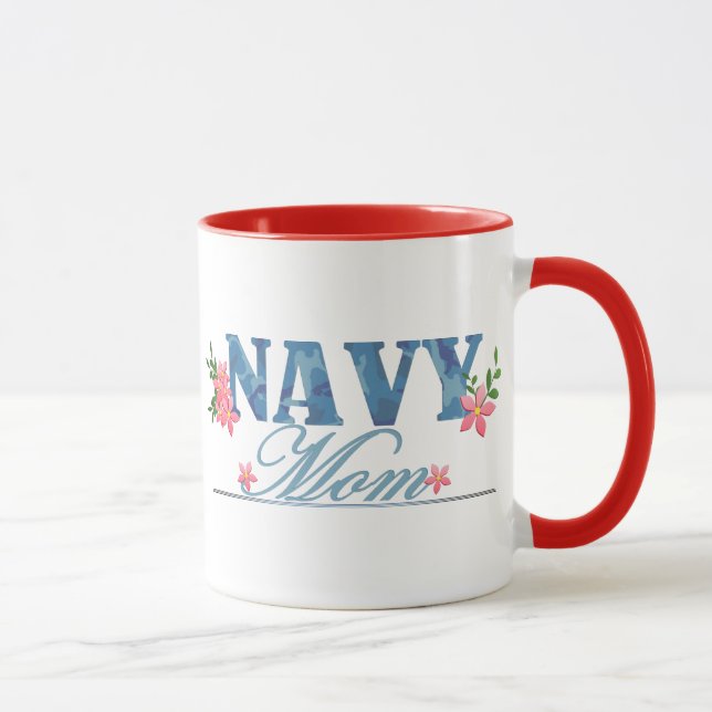 Navy Mum (Cammo) Mug (Right)