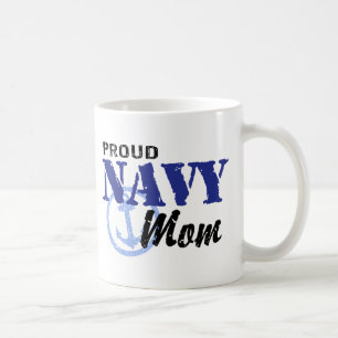 Navy Mum Coffee Mug