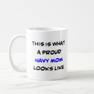 navy mum coffee mug