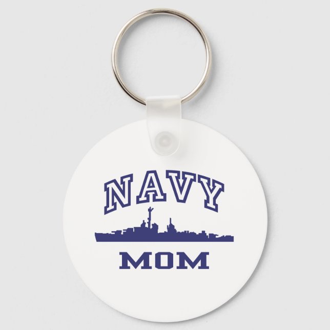 Navy Mum Key Ring (Front)