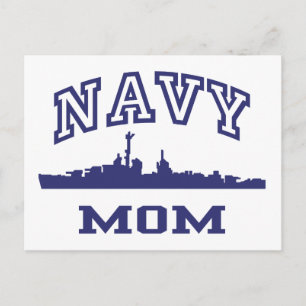 Navy Mum Postcard