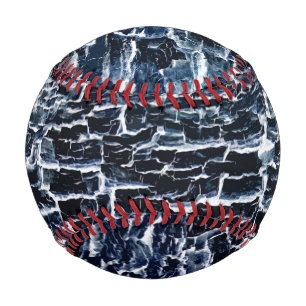 Navy Nature Abstract Baseball