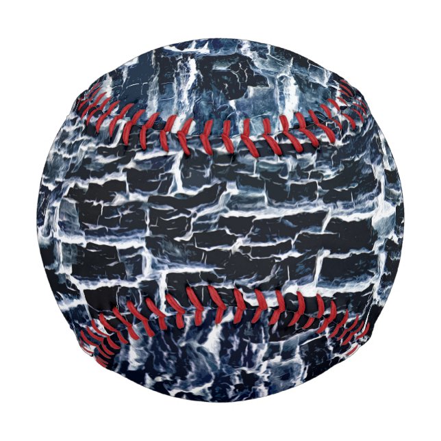 Navy Nature Abstract Baseball (Back)
