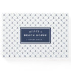 Navy Nautical Anchors | Beach House