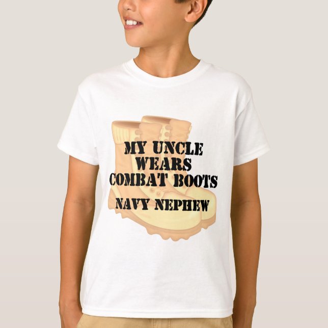 Navy Nephew DCB Uncle T-Shirt (Front)