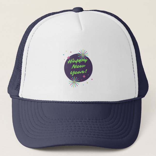 Navy New Years Hat (Front)