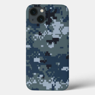 Navy NWU Camouflage iPhone 13 Case