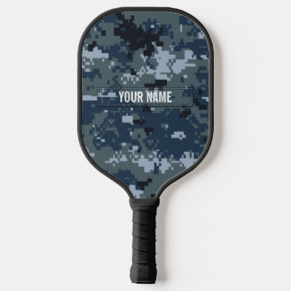 Navy NWU Camouflage Customisable Pickleball Paddle