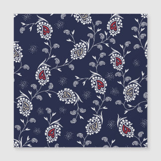 Navy Paisley: Elegant Pattern Design.