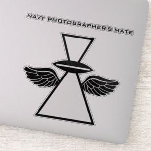Navy Photographer's Mate IFGA/wings Vinyl Sticker