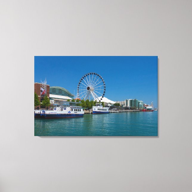 Navy Pier Canvas Print (Front)