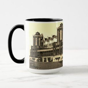 Navy Pier Chicago 1920's Watercolor Art Windy City Mug