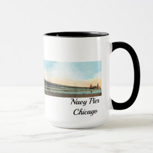 Navy Pier Chicago 1920's  Windy City Mug